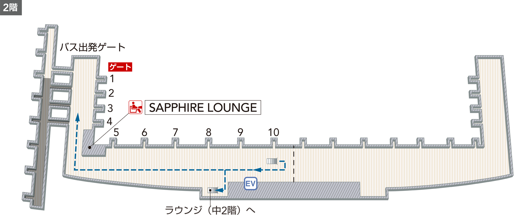 SAPPHIRE Loungeの地図
