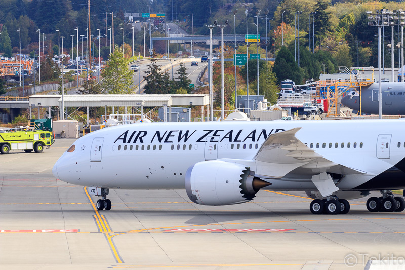 ニュージーランド航空 B787-9 ZK-NZQ
