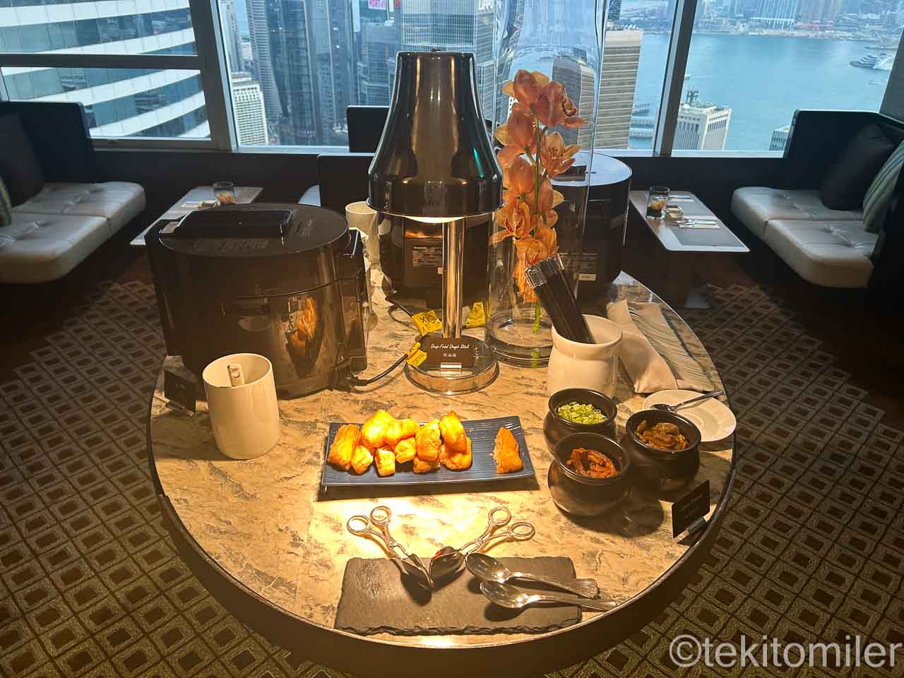 コンラッド香港エグゼクティブラウンジの朝食