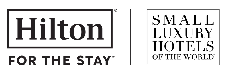 ヒルトンとSLHのロゴ