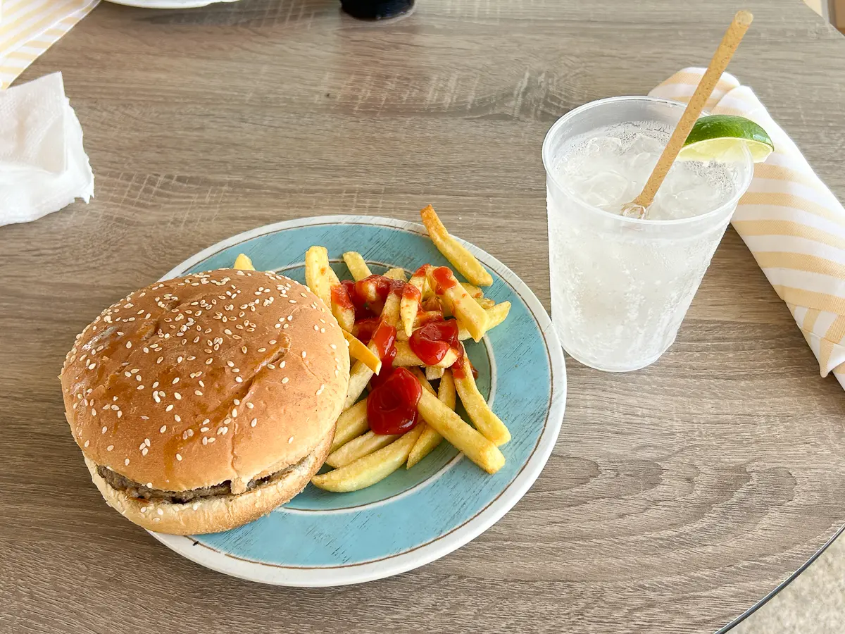 Seasaltのハンバーガー