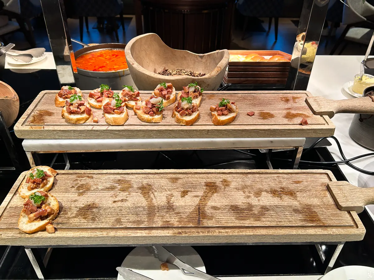 イブニングカクテルの料理