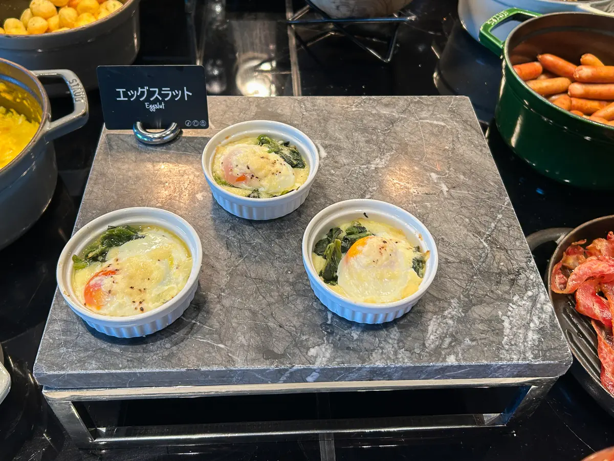 エグゼクティブラウンジの朝食