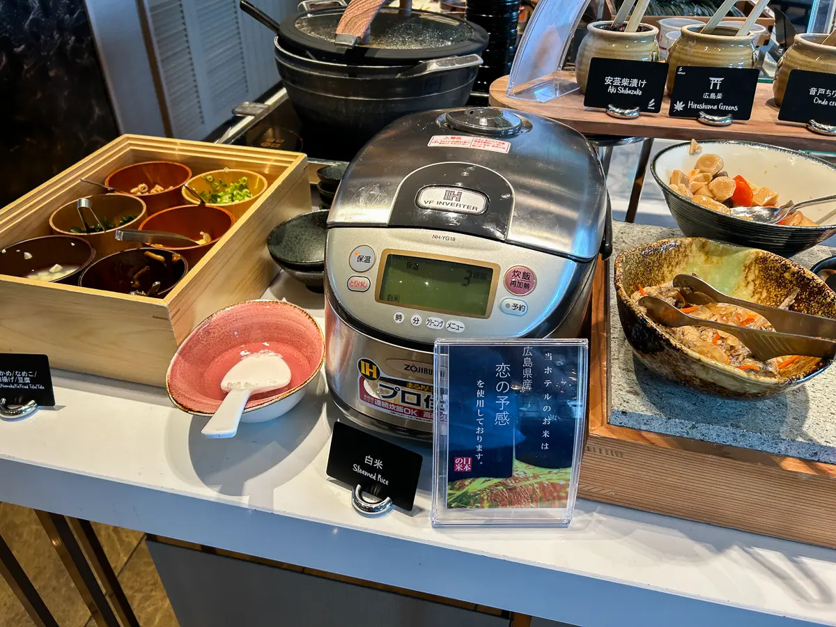 エグゼクティブラウンジの朝食