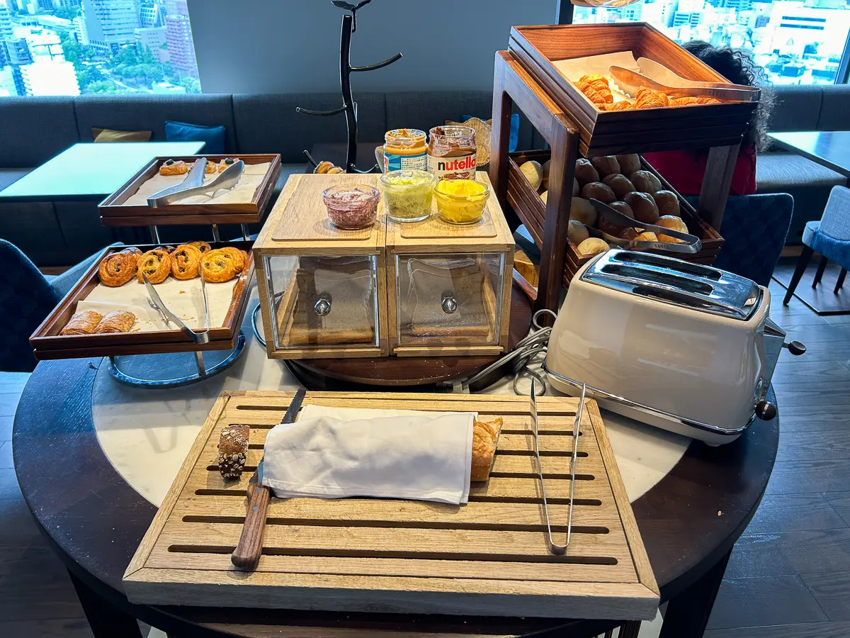 エグゼクティブラウンジの朝食