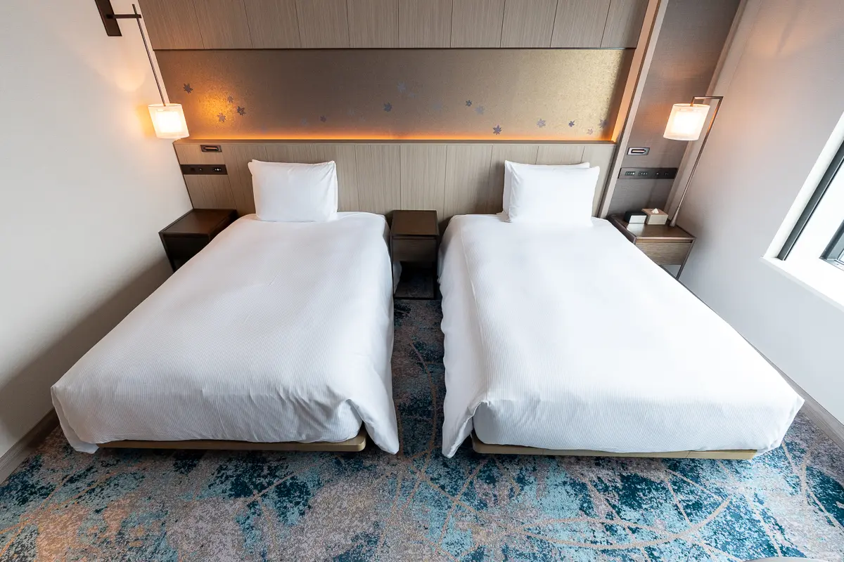 エグゼクティブルームのベッド