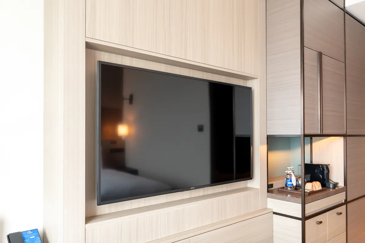 エグゼクティブルームのテレビ