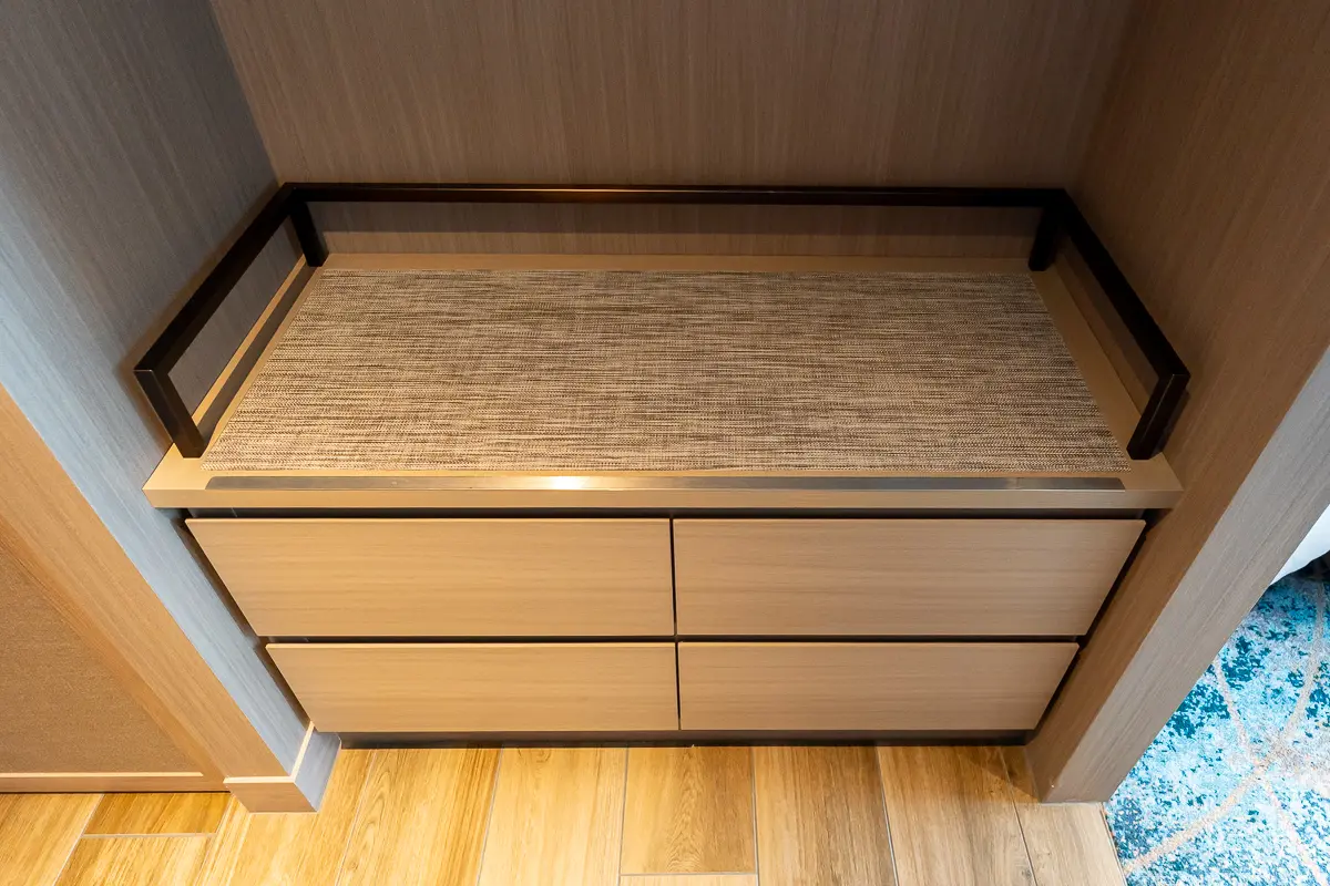 エグゼクティブルームの収納