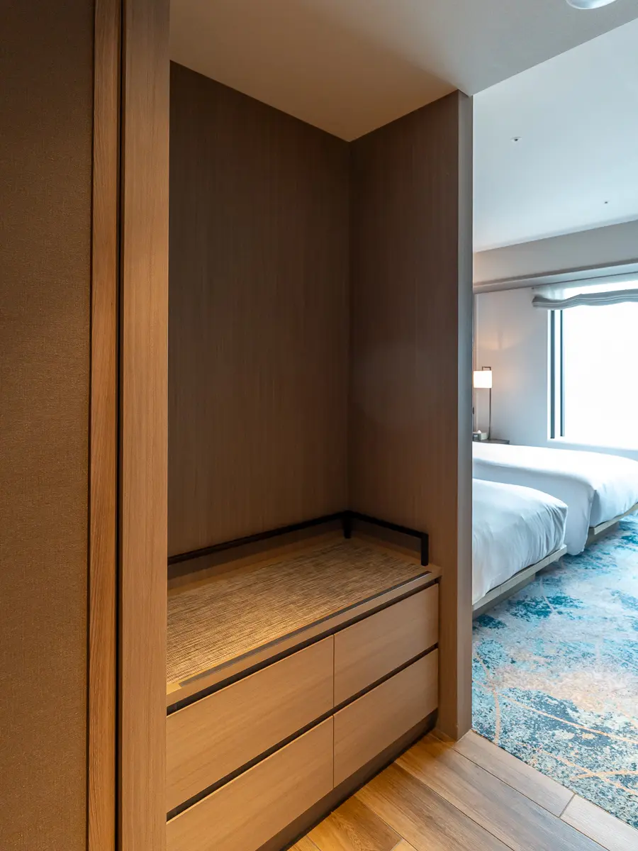 エグゼクティブルームの収納