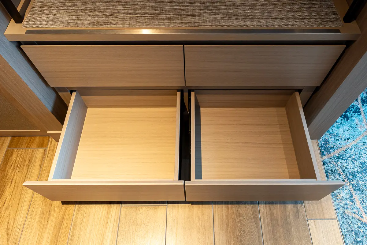 エグゼクティブルームの収納