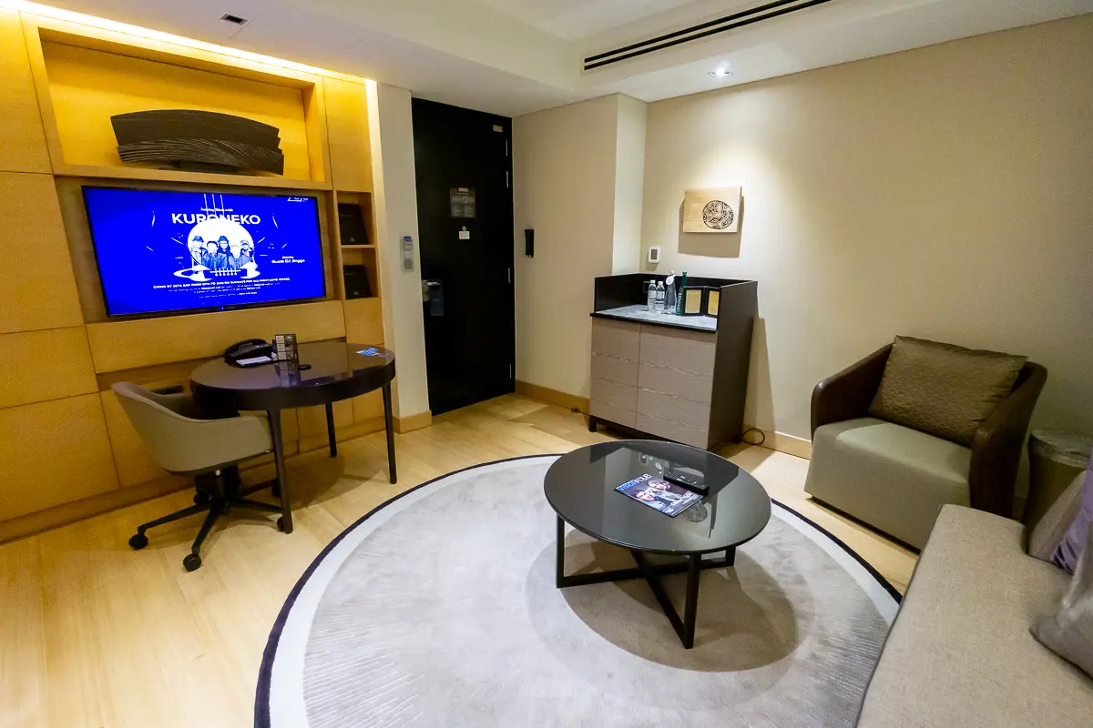 ジュニアスイートのリビング