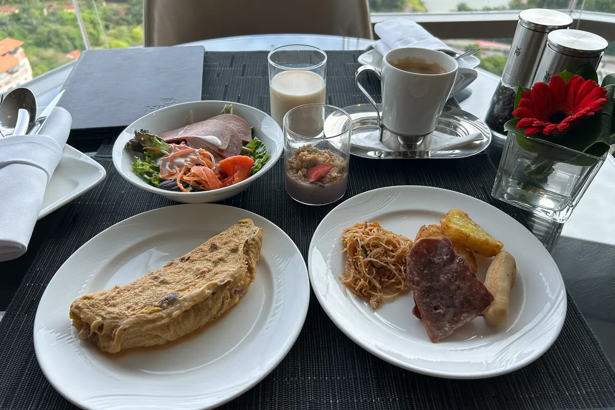 エグゼクティブラウンジの朝食ビュッフェ