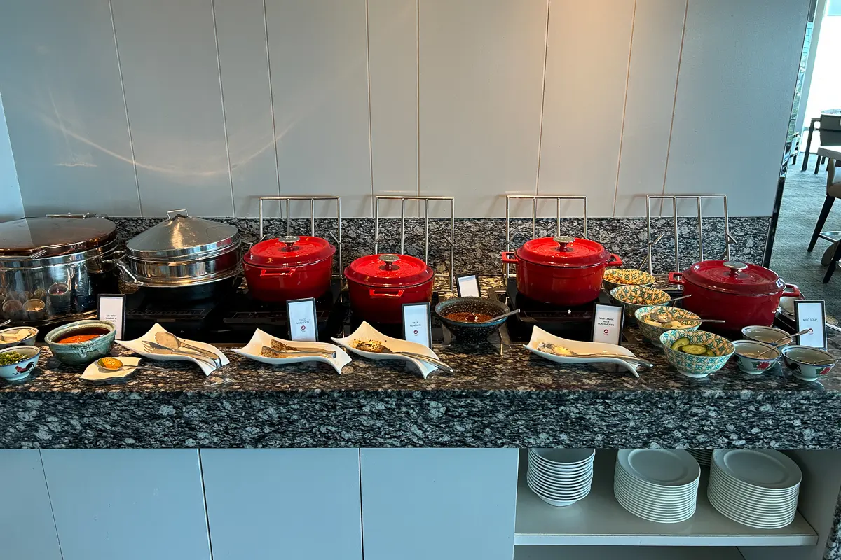 エグゼクティブラウンジの朝食ビュッフェ