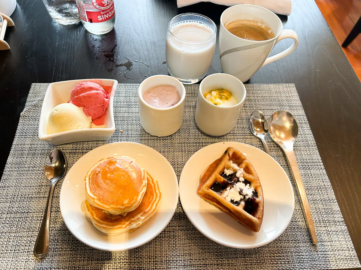 朝食ビュッフェのデザート