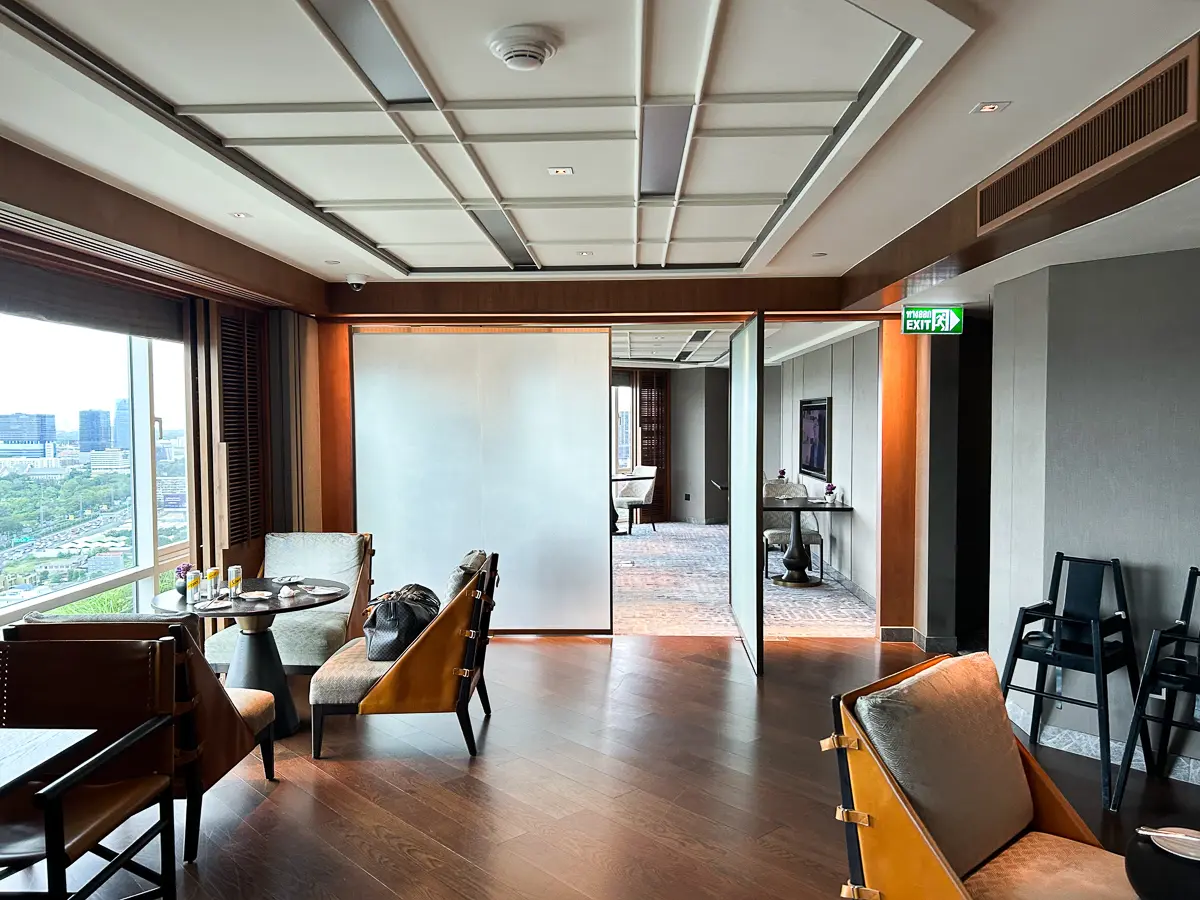 エグゼクティブラウンジのインテリア
