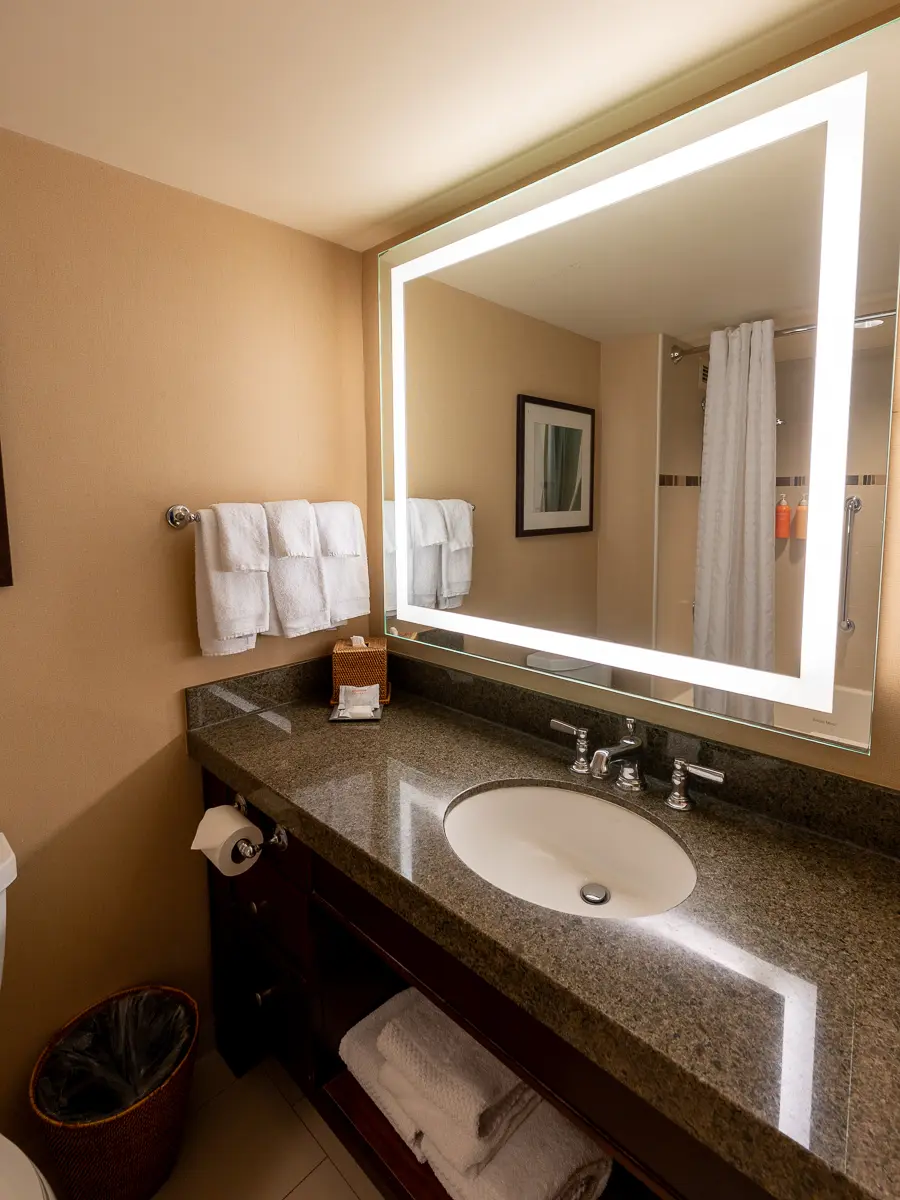 レインボータワーの洗面台