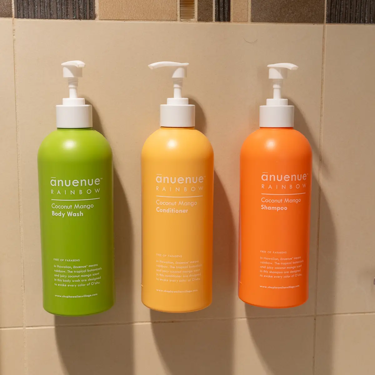 レインボータワーのシャンプー・ボディーソープ