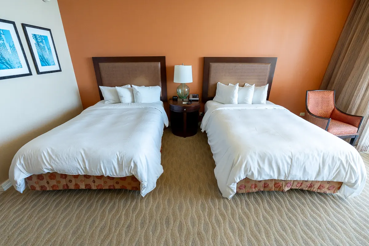 レインボータワーのベッド