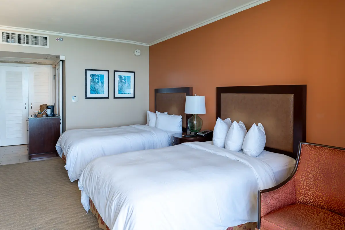 レインボータワーのベッド